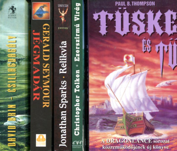 Tbb szerz - 5 db fantasy regny - knyv csomag