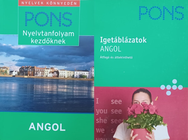 Kate Tranter Samantha Scott - 2 db angol nyelvknyv: PONS - Nyelvtanfolyam kezdknek - Angol (knyv + 3CD) + PONS - Igetblzatok - Angol - tfog s ttekinthet