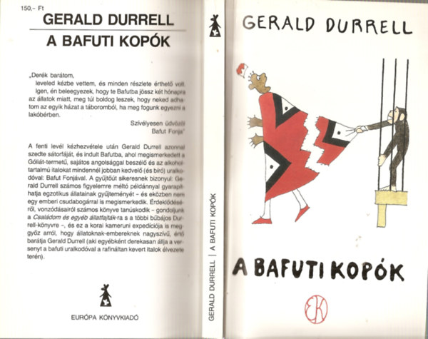 Gerald Durrell - A bafuti kopk (Az illusztrcikat Rber Lszl ksztette)