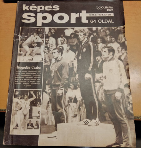 Kutas Istvn- Lakatos Gyrgy - Kpes sport 19. vf. 37. szm (1972) - Olimpiai szm