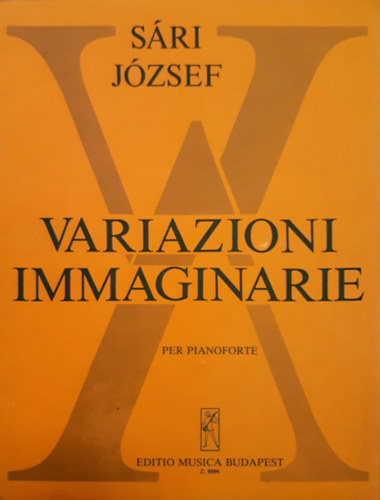 S�ri J�zsef - Variazioni immaginarie per pianoforte