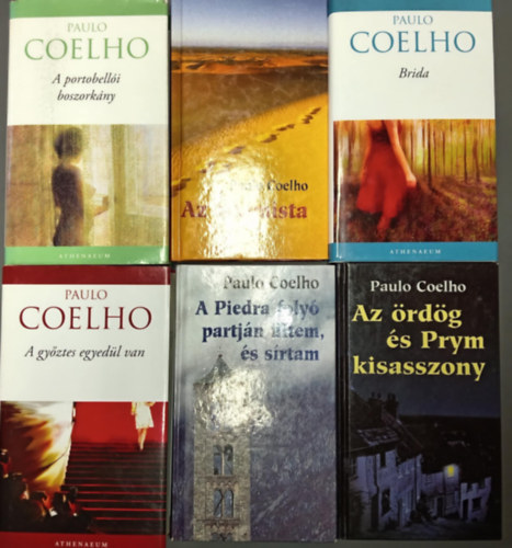 Paulo Coelho - (6db) PAulo Coelho knyvcsomag: A portobelli boszorkny / Az alkimista / Brida / A gyztes egyedl van / A Piedra foly partjn ltem s srtam / Az rdg s Prym kisasszony