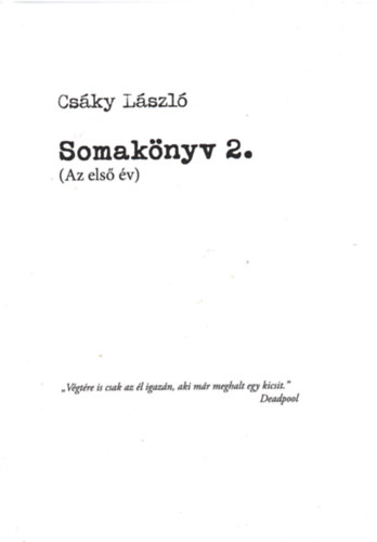 Csky Lszl - Somaknyv 2.