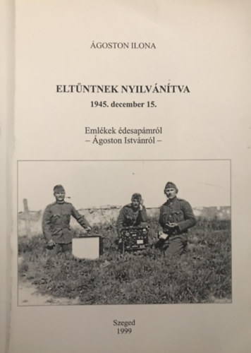 goston Ilona - Eltntnek nyilvntva
