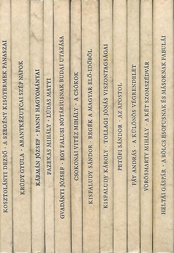 Tevan amat�r k�nyvek (12 k�tet dobozban)