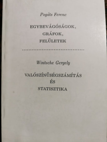 Wintsche Gergely Pogts Ferenc - Egybevgsgok, grfok, felletek - Valsznsgszmts s statisztika