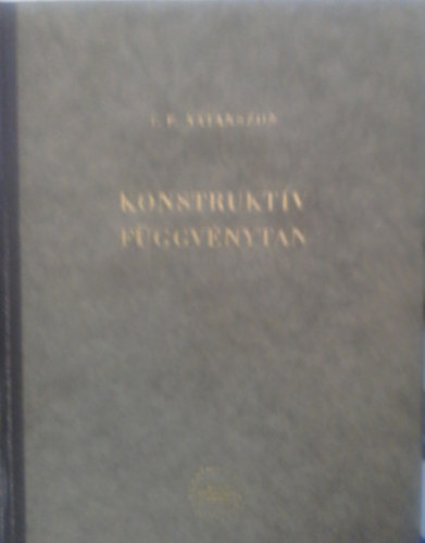 I.P. Natanszon - Konstruktv fggvnytan