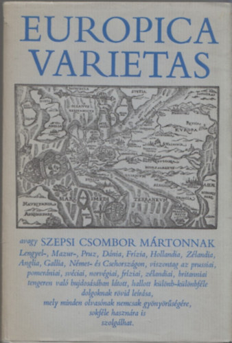 Szepsi Csombor Mrton - Europica varietas