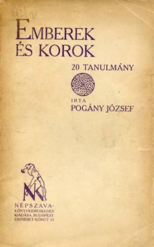 Pog�ny J�zsef - Emberek �s korok (20 tanulm�ny)