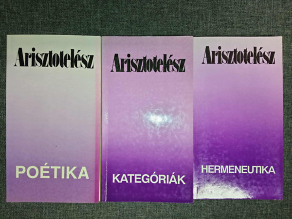 Arisztotel�sz - Po�tika, kateg�ri�k, hermeneutika