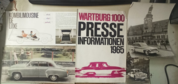 Wartburginformationen - Wartburg 1000 Presse informationen 1965 (magyar nyelv�)
