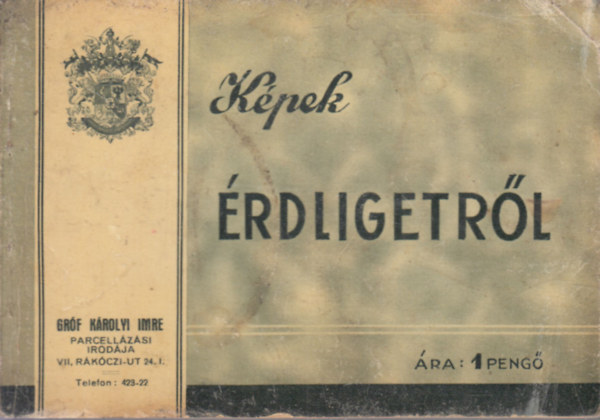 K�pek �rdligetr�l (10 db. fot�lap, f�zetben)- r�gi k�peslapok