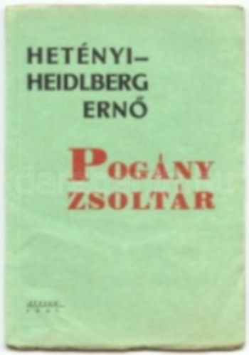 Hetnyi-Heidlberg Ern - Pogny zsoltr
