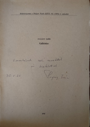 Pog�ny Ir�n - Csilleb�rc