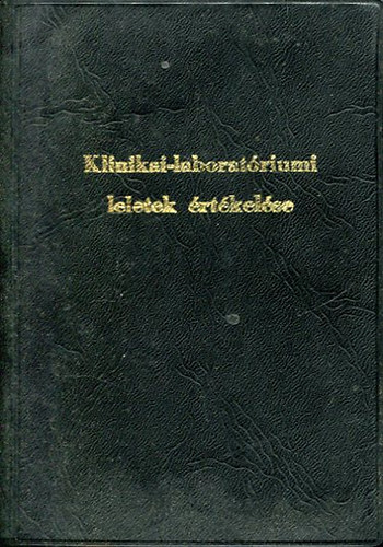 Kov�cs-Csord�s-Kelemen - Klinikai-laborat�riumi leletek �rt�kel�se