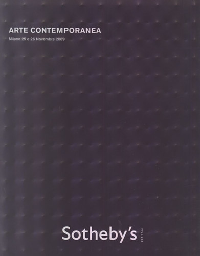 Sotheby's: Arte contemporanea (Milano, 25-26. novembre 2009)