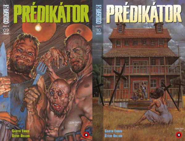 Garth Ennis Steve Dillon - 2 db Prdiktor Prdiktor 09 / 2021 + Prdiktor 10 / 2021