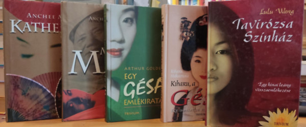 Kiharu Nakamura, Lulu Wang, Arthur Golden Anchee Min - 5 db zsiai regny: Egy gsa emlkiratai; Katherine; Kiharu, a gsa; Madame Mao; Tavirzsa sznhz