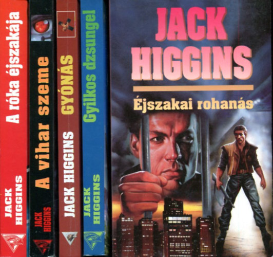 Jack Higgins - 5 db Jack Higgins ktet