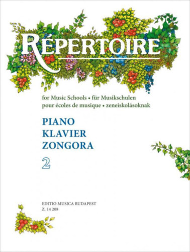 Srmai Jzsef Srmai - Rpertoire zeneiskolsoknak - Zongora 2. - Angol - Nmet - Francia - Magyar ngynyelv - Z14208