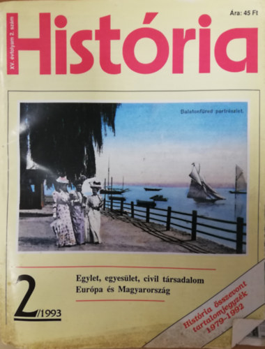 História XV. évfolyam 2. szám 1993