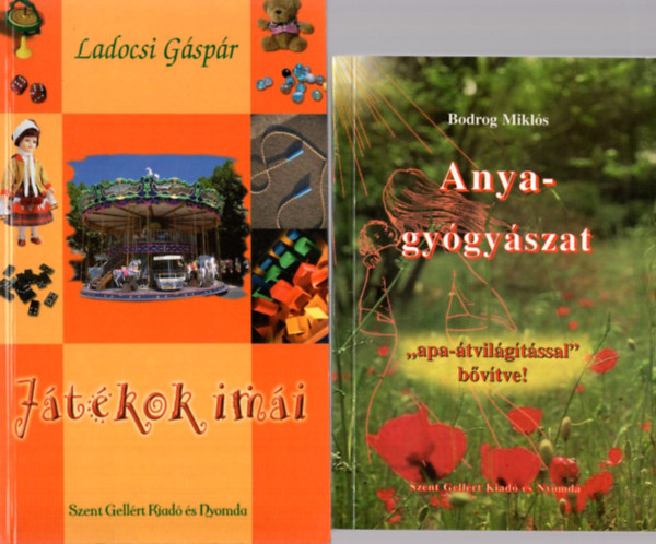 Ladocsi G�sp�r, Walter Nigg Bodrog Mikl�s - 4 db vall�si k�nyv ( egy�tt ) 1. Anyagy�gy�szat, 2. J�t�kok im�i, 3. Fl�e-i Mikl�s, 4. Isten sz�l gyermekeihez - Sz�vegek a Bibli�b�l