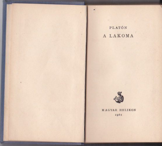 Platn - A lakoma (j Elzevir)
