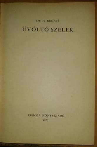 Emily Bront - vlt szelek