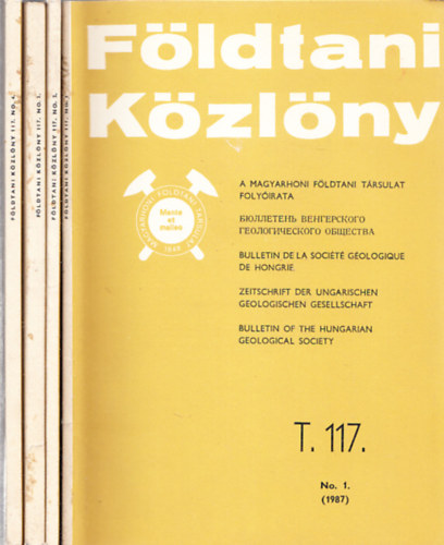F�ldtani K�zl�ny 1987/1-4
