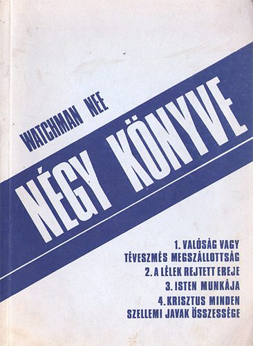 W. Nee - Watchman Nee ngy knyve