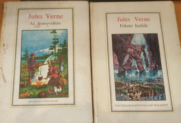 Jules Verne - 2 db Jules Verne: Fekete Indik + Az Aranyvulkn
