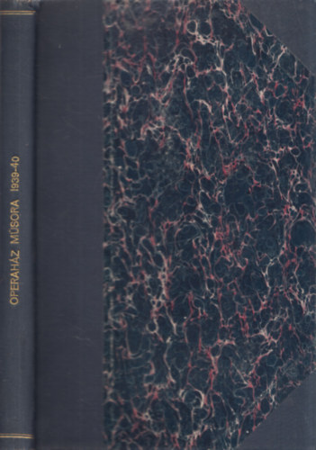 Az Operah�z m�sora 1939-40