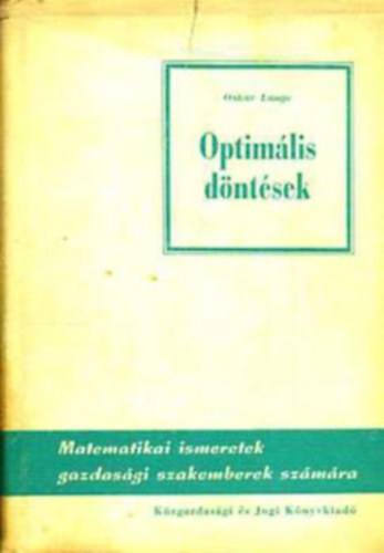 Oskar Lange - Optimlis dntsek