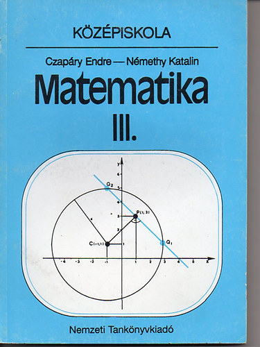 Czapry Endre-Nmethy Katalin - Matematika III. kzpiskola