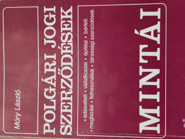 Móry László - Polgári jogi szerződések mintái