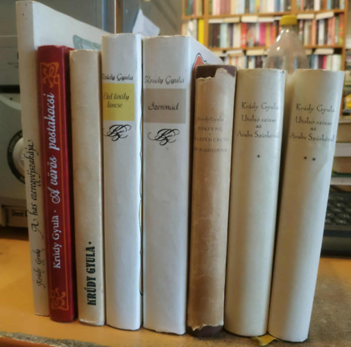 Krúdy Gyula - 8 db Krúdy Gyula: Utolsó szivar az Arabs szürkénél I-II.; Bukfenc/Velszi herceg/Primadonna; Szerenád; Etel király kincse; A szobrok megmozdulnak; A vörös postakocsi; A has ezeregyéjszakájaa