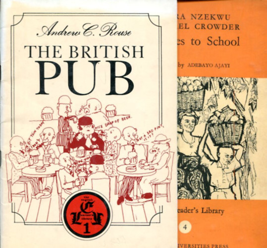 Nincs feltüntetve - 2 db angol nyelvű kötet: Eze Goes to School - The British PUB