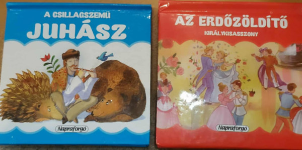 Varga Tamás Napraforgó Könyvkiadó (ill.), Eszes Hajnal (ill.) - 2 db Napraforgó Pop-Up mesekönyv: A csillagszemű juhász + Az erdőzöldítő királykisasszony
