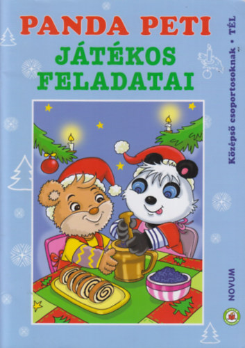 Panda Peti játékos feladatai - Középső csoportosoknak (Tél)