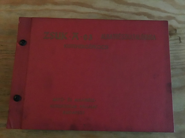 Zsuk-A-03 Alkatr�szkatal�gus Kisteherg�pkocsi