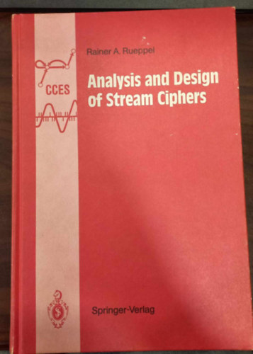 Rainer A. Rueppel - Analysis and Design of Stream Ciphers - Folyamattiszttsok elemzse s tervezse