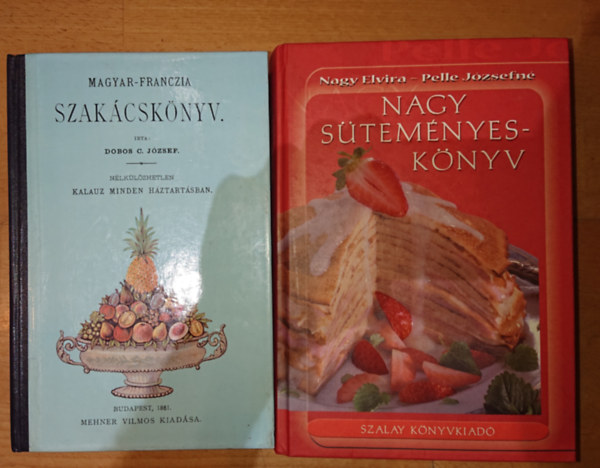 2 db szakcsknyv (reprint): Nagy stemnyesknyv + Magyar-franczia szakcsknyv