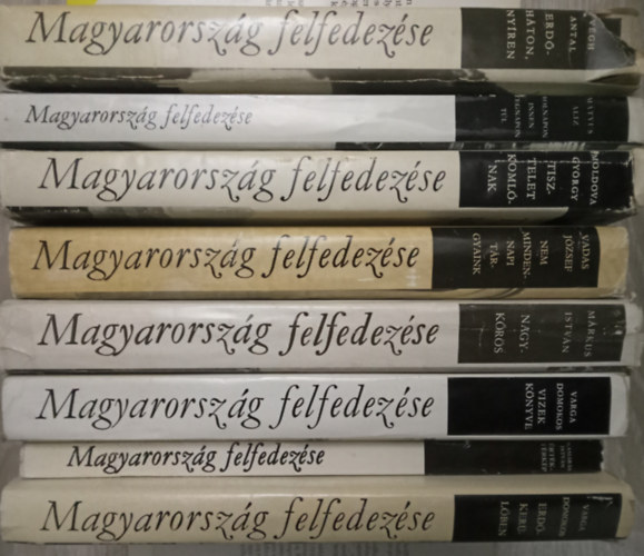 Moldova Gyrgy - Magyarorszg felfedezse sorozat knyvcsomag 8 db: Erdkerlben + rtktrkp + Vizek knyve + Nagykrs + Nem mindennapi trgyaink + Tisztelet komlnak + Erdhatron, Nyren + Holnapon innen, tegnapon tl