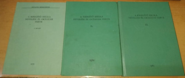 Vinczn Br Etelka - A kisegt iskola nevelsi s oktatsi terve I.-III. (3 ktet) 1979-1982 Oktatsi Minisztrium