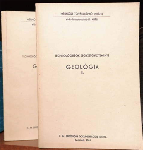 Geolgia I-II.