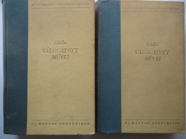 Friedrich Schiller - Schiller vlogatott mvei I-II.