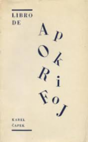 Capek Karel - Libro de apokrifoj