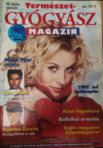 Term�szetGy�gy�sz magazin- 1997. janu�r, III. �vfolyam 1. sz�m