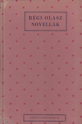 Rgi olasz novellk