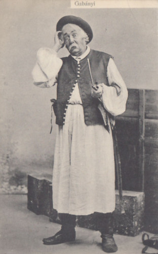 Gabányi Árpád színész (képeslap)